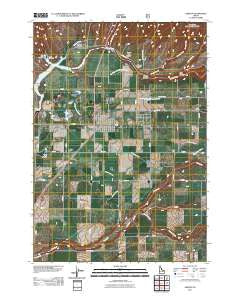Ashton Idaho Historical topographic map, 1:24000 scale, 7.5 X 7.5 Minute, Year 2011