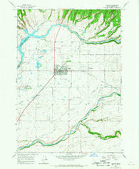 Ashton Idaho Historical topographic map, 1:24000 scale, 7.5 X 7.5 Minute, Year 1965