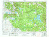 Ashton Idaho Historical topographic map, 1:250000 scale, 1 X 2 Degree, Year 1955