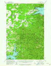 Athol Idaho Historical topographic map, 1:62500 scale, 15 X 15 Minute, Year 1961