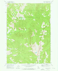 Atlanta East Idaho Historical topographic map, 1:24000 scale, 7.5 X 7.5 Minute, Year 1972