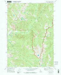 Atlanta East Idaho Historical topographic map, 1:24000 scale, 7.5 X 7.5 Minute, Year 1972
