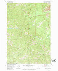Atlanta West Idaho Historical topographic map, 1:24000 scale, 7.5 X 7.5 Minute, Year 1972