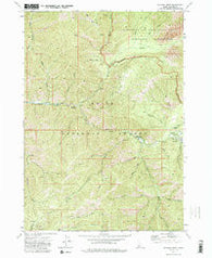 Atlanta West Idaho Historical topographic map, 1:24000 scale, 7.5 X 7.5 Minute, Year 1972