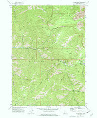 Atlanta West Idaho Historical topographic map, 1:24000 scale, 7.5 X 7.5 Minute, Year 1972