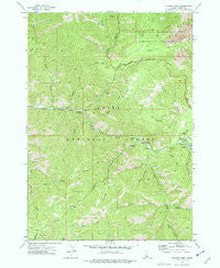 Atlanta West Idaho Historical topographic map, 1:24000 scale, 7.5 X 7.5 Minute, Year 1972