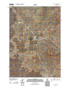Atomic City Idaho Historical topographic map, 1:24000 scale, 7.5 X 7.5 Minute, Year 2010