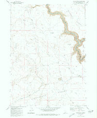 Austin Butte Idaho Historical topographic map, 1:24000 scale, 7.5 X 7.5 Minute, Year 1980