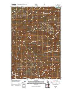 Avery Idaho Historical topographic map, 1:24000 scale, 7.5 X 7.5 Minute, Year 2011