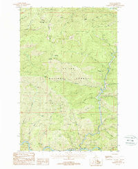 Avery Idaho Historical topographic map, 1:24000 scale, 7.5 X 7.5 Minute, Year 1988