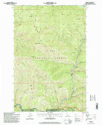 Avery Idaho Historical topographic map, 1:24000 scale, 7.5 X 7.5 Minute, Year 1995