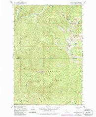 Bacon Peak Idaho Historical topographic map, 1:24000 scale, 7.5 X 7.5 Minute, Year 1963