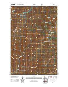 Bacon Peak Idaho Historical topographic map, 1:24000 scale, 7.5 X 7.5 Minute, Year 2011