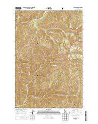 Bacon Peak Idaho Current topographic map, 1:24000 scale, 7.5 X 7.5 Minute, Year 2014