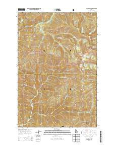 Bacon Peak Idaho Current topographic map, 1:24000 scale, 7.5 X 7.5 Minute, Year 2014