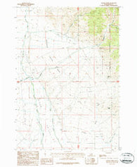 Badger Creek Idaho Historical topographic map, 1:24000 scale, 7.5 X 7.5 Minute, Year 1987