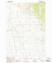 Badger Creek Idaho Historical topographic map, 1:24000 scale, 7.5 X 7.5 Minute, Year 1987
