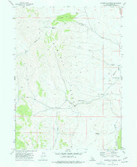 Badger Hole Spring Idaho Historical topographic map, 1:24000 scale, 7.5 X 7.5 Minute, Year 1973