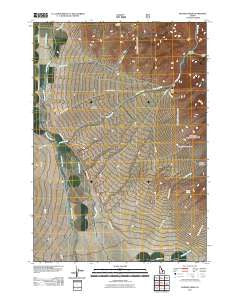Badger Creek Idaho Historical topographic map, 1:24000 scale, 7.5 X 7.5 Minute, Year 2011