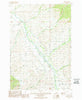 Baker Idaho Historical topographic map, 1:24000 scale, 7.5 X 7.5 Minute, Year 1989