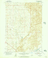 Baldy Knoll Idaho Historical topographic map, 1:24000 scale, 7.5 X 7.5 Minute, Year 1955