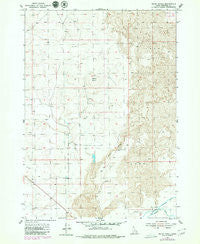 Baldy Knoll Idaho Historical topographic map, 1:24000 scale, 7.5 X 7.5 Minute, Year 1955
