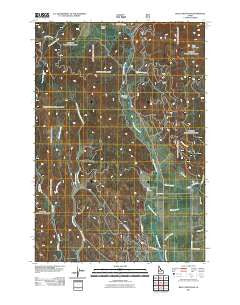 Bally Mountain Idaho Historical topographic map, 1:24000 scale, 7.5 X 7.5 Minute, Year 2011