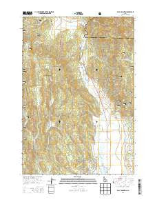 Bally Mountain Idaho Current topographic map, 1:24000 scale, 7.5 X 7.5 Minute, Year 2013