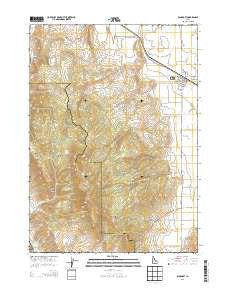 Bancroft Idaho Current topographic map, 1:24000 scale, 7.5 X 7.5 Minute, Year 2013