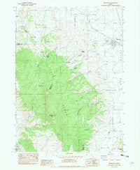Bancroft Idaho Historical topographic map, 1:24000 scale, 7.5 X 7.5 Minute, Year 1982
