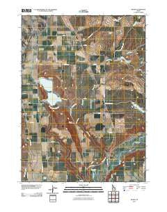 Banida Idaho Historical topographic map, 1:24000 scale, 7.5 X 7.5 Minute, Year 2010