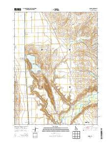 Banida Idaho Current topographic map, 1:24000 scale, 7.5 X 7.5 Minute, Year 2013
