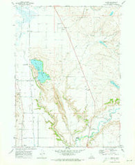 Banida Idaho Historical topographic map, 1:24000 scale, 7.5 X 7.5 Minute, Year 1969
