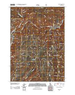 Banks Idaho Historical topographic map, 1:24000 scale, 7.5 X 7.5 Minute, Year 2011
