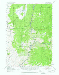 Banks Idaho Historical topographic map, 1:62500 scale, 15 X 15 Minute, Year 1953