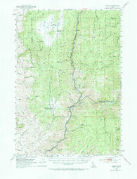 Banks Idaho Historical topographic map, 1:62500 scale, 15 X 15 Minute, Year 1953