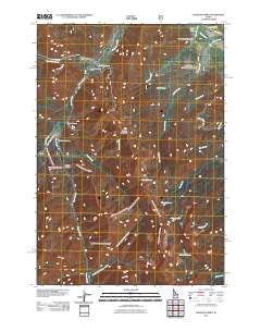 Banner Summit Idaho Historical topographic map, 1:24000 scale, 7.5 X 7.5 Minute, Year 2011