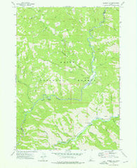 Barber Flat Idaho Historical topographic map, 1:24000 scale, 7.5 X 7.5 Minute, Year 1972