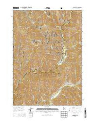 Barber Flat Idaho Current topographic map, 1:24000 scale, 7.5 X 7.5 Minute, Year 2013