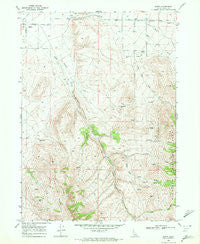 Basin Idaho Historical topographic map, 1:24000 scale, 7.5 X 7.5 Minute, Year 1968