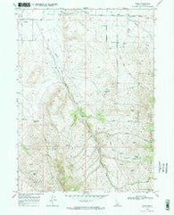 Basin Idaho Historical topographic map, 1:24000 scale, 7.5 X 7.5 Minute, Year 1968