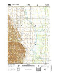 Bates Idaho Current topographic map, 1:24000 scale, 7.5 X 7.5 Minute, Year 2013