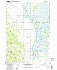 Bates Idaho Historical topographic map, 1:24000 scale, 7.5 X 7.5 Minute, Year 1979