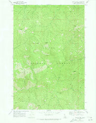 Bathtub Mtn Idaho Historical topographic map, 1:24000 scale, 7.5 X 7.5 Minute, Year 1969