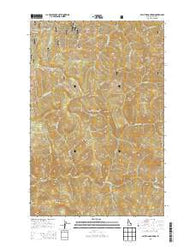 Bathtub Mountain Idaho Current topographic map, 1:24000 scale, 7.5 X 7.5 Minute, Year 2013