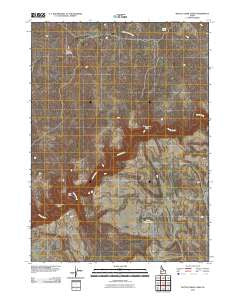 Battle Creek Lakes Idaho Historical topographic map, 1:24000 scale, 7.5 X 7.5 Minute, Year 2010