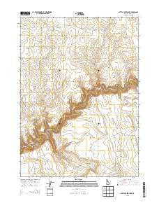 Battle Creek Lakes Idaho Current topographic map, 1:24000 scale, 7.5 X 7.5 Minute, Year 2013