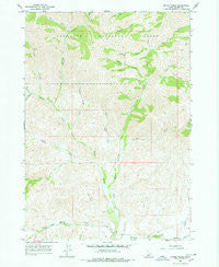 Baugh Creek Idaho Historical topographic map, 1:24000 scale, 7.5 X 7.5 Minute, Year 1967