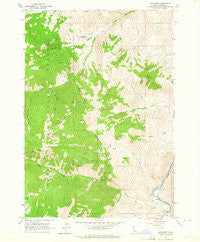 Bayhorse Idaho Historical topographic map, 1:24000 scale, 7.5 X 7.5 Minute, Year 1963
