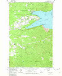 Bayview Idaho Historical topographic map, 1:24000 scale, 7.5 X 7.5 Minute, Year 1967